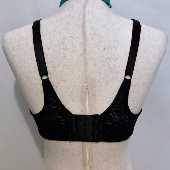 Wacoal NWOT Black Lace Bra Women 34C - Picture 5 of 11